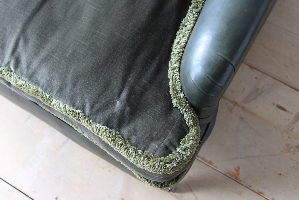 Pair of Howard Style Leather Armchairs View V