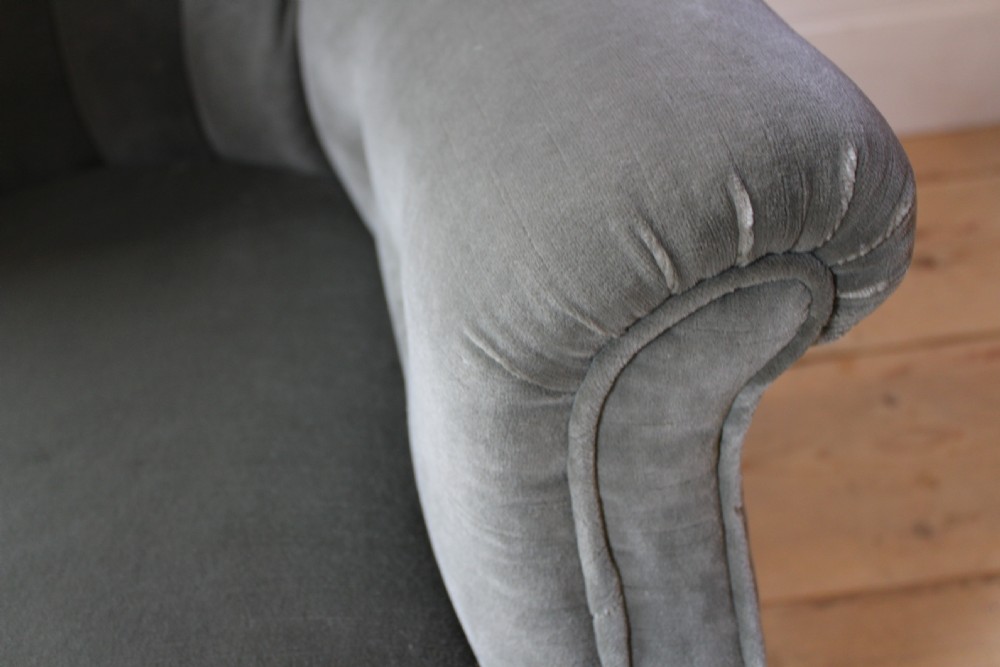 19th Century Button Back Armchair View V