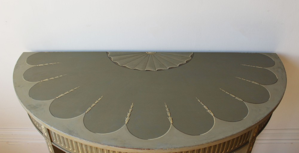 Pair of Georgian D End Tables View III