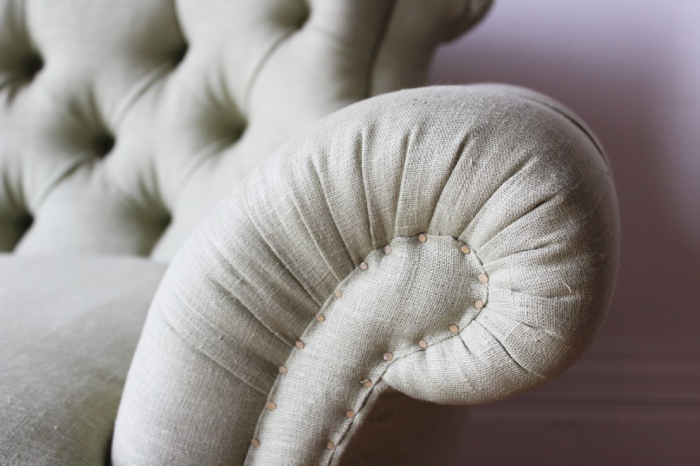 19th Century Howard Style Woodstock Sofa View IV