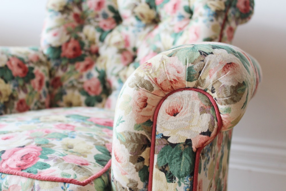 Pair of Howard Style Woodstock Armchairs View IV