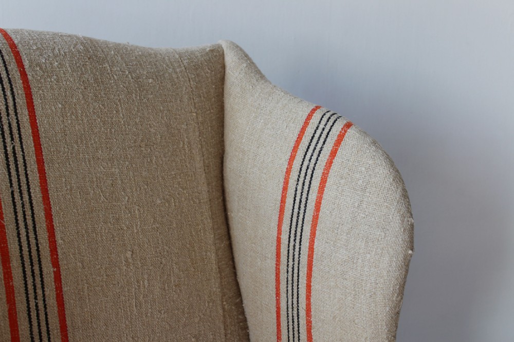 Pair of 20th Century Wing Chairs View IV