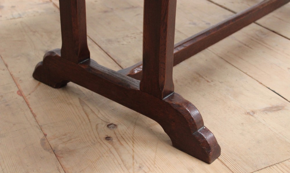 19th Century Gothic Oak Table View III