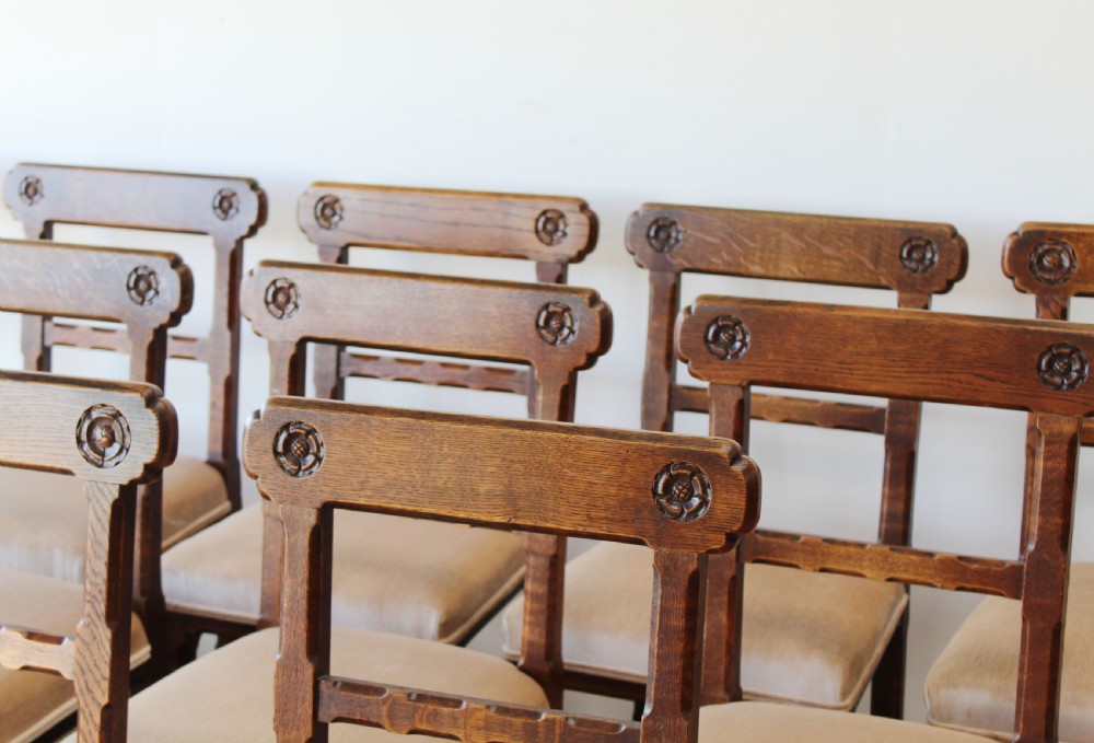 Set of Twelve Gothic Armchairs View II
