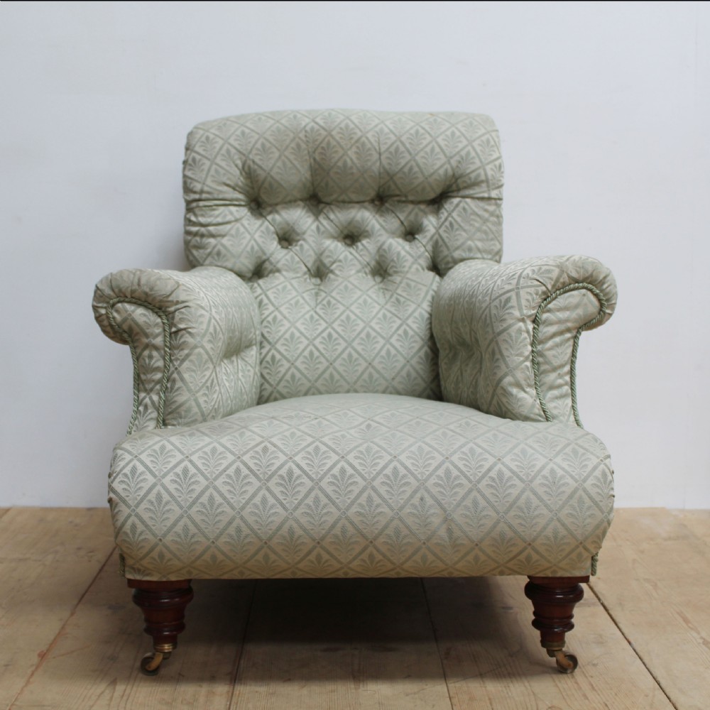 Button Back Howard Style Armchair