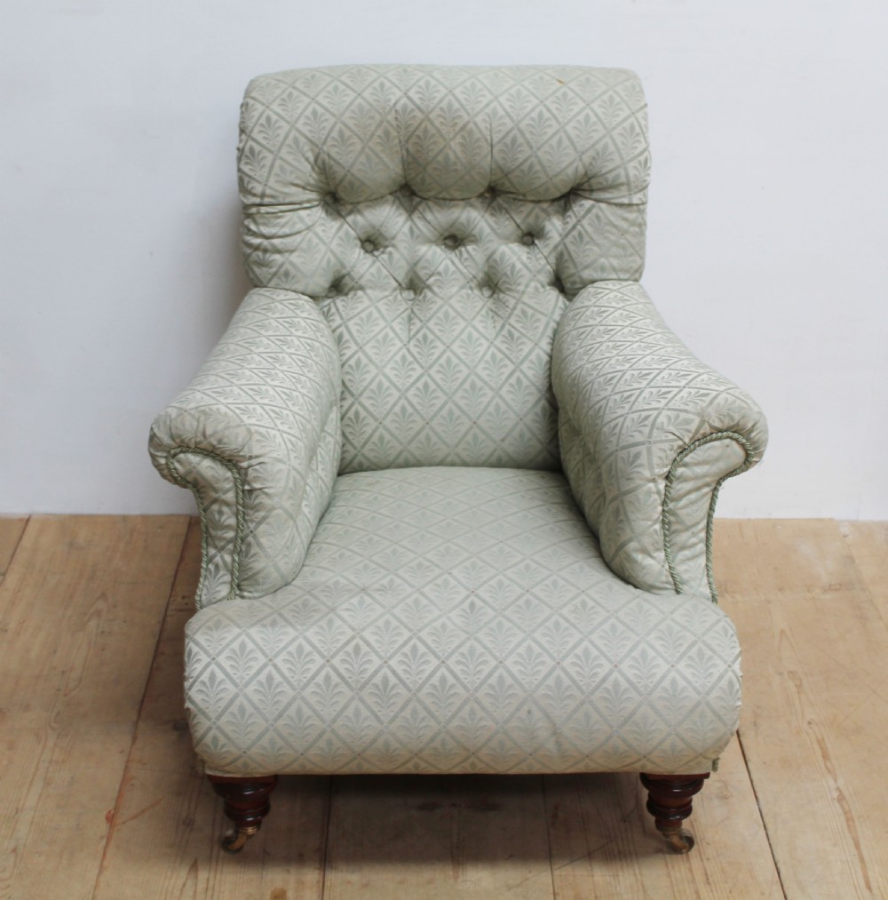 Button Back Howard Style Armchair View II