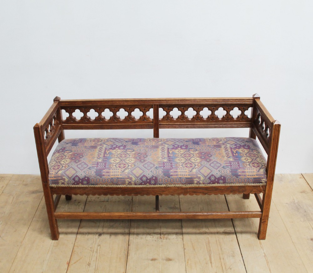 19th Century Hall Bench View II