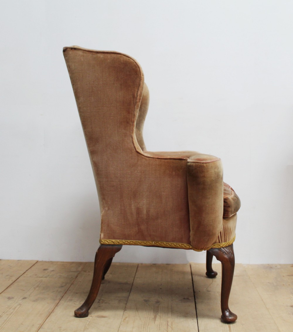 Pair of 19th Century Wing Chairs View VI