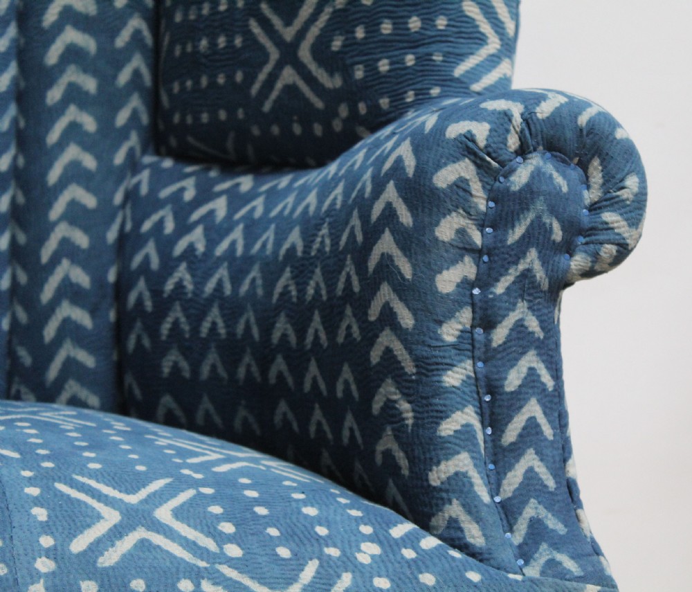 1920s Barrel Back Armchair View V