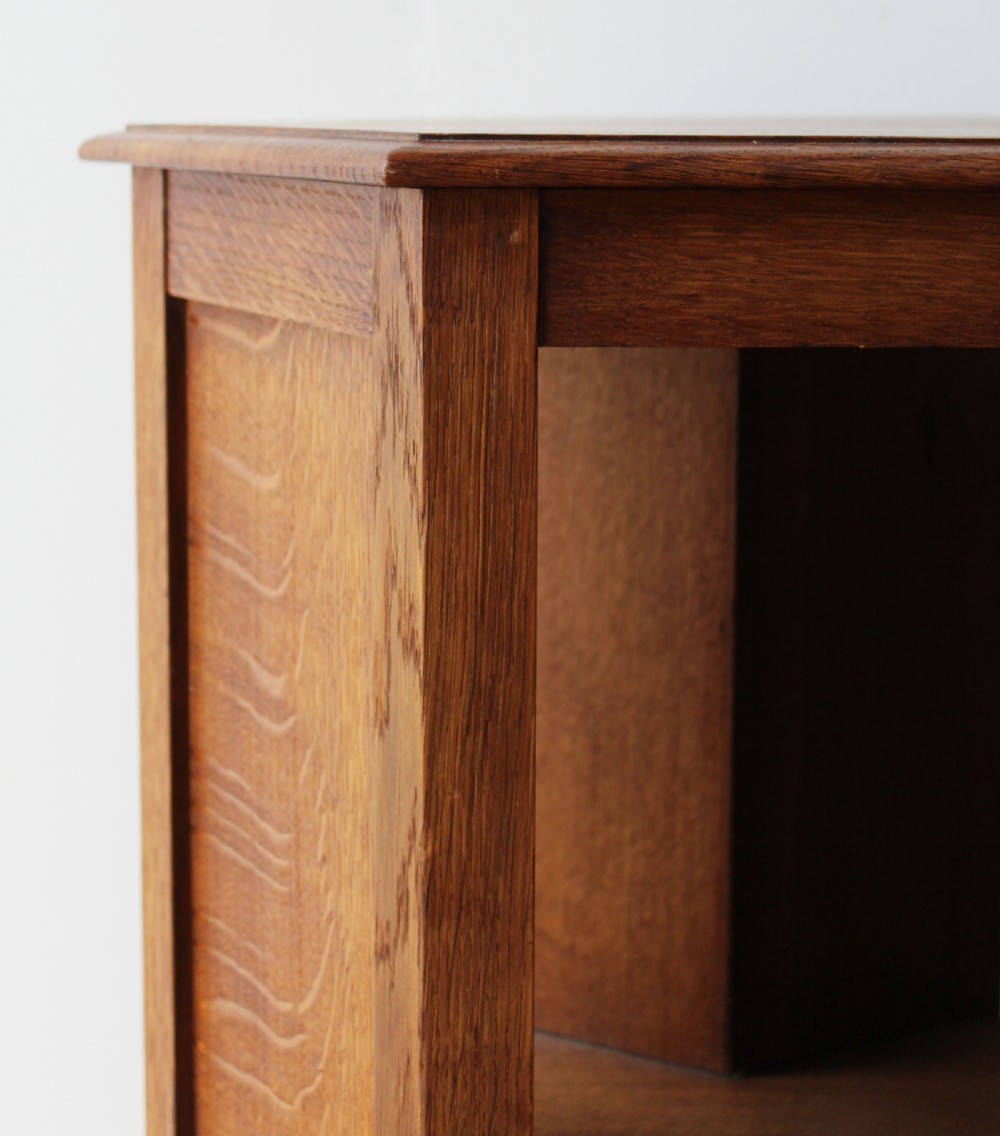 Pair of Quarter Sawn Lamp Tables View II