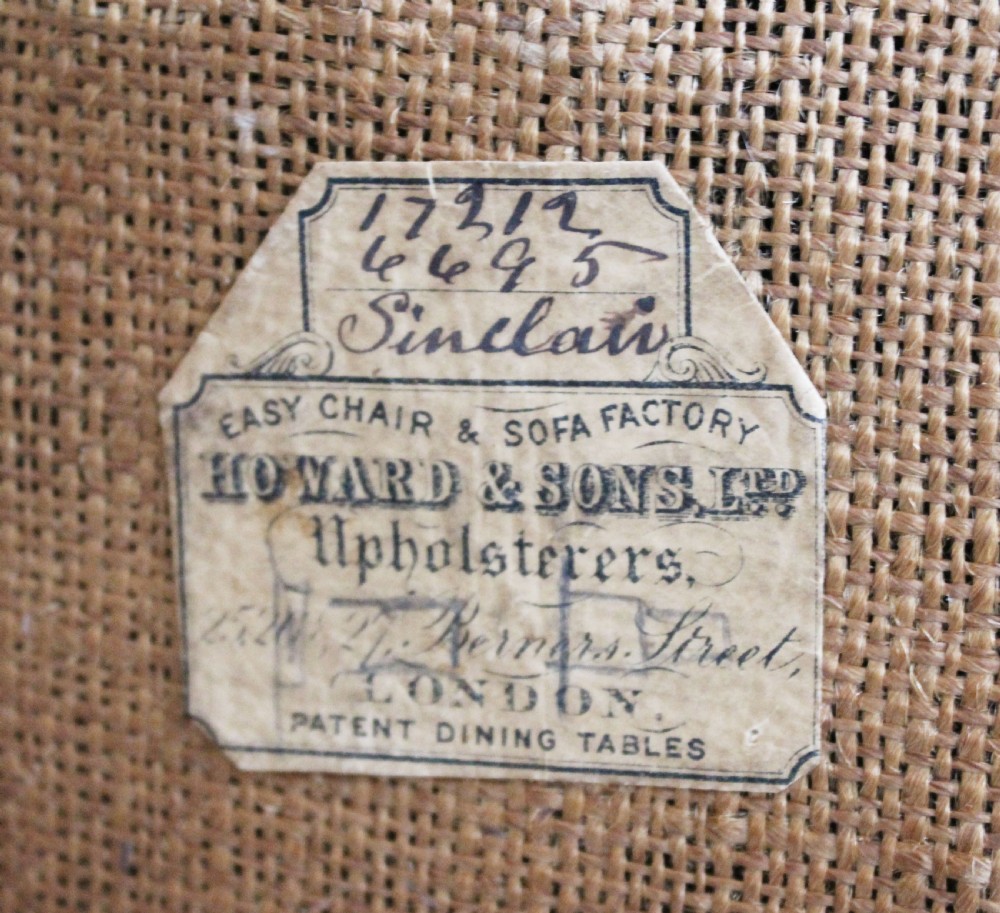 19th Century Howard and Sons Woodstock Armchair  View IV