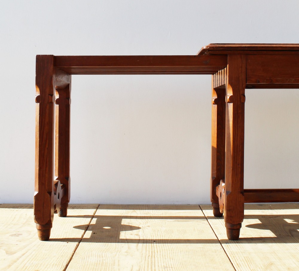 19th Century Bench with Two Luggage Racks View II