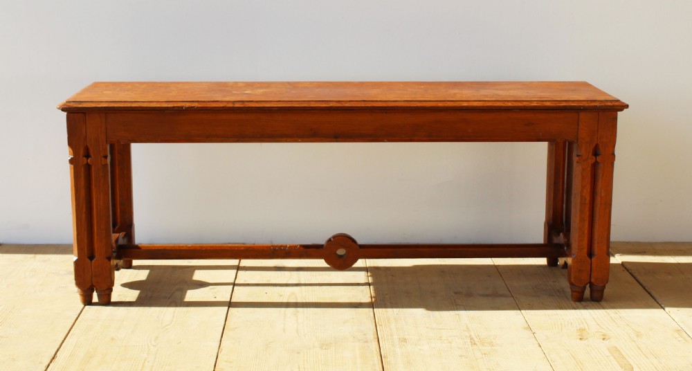 19th Century Bench with Two Luggage Racks View III