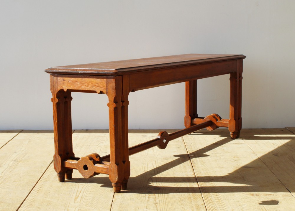 19th Century Bench with Two Luggage Racks View V