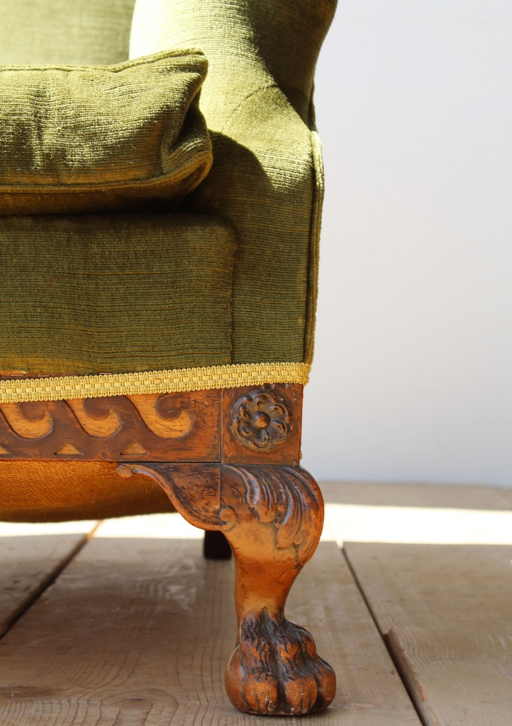 Early 20th Century Howard Style Armchair  View IV