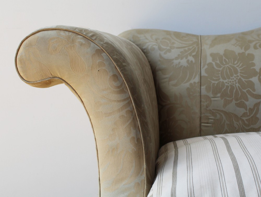 Edwardian Camel Back Sofa  View II