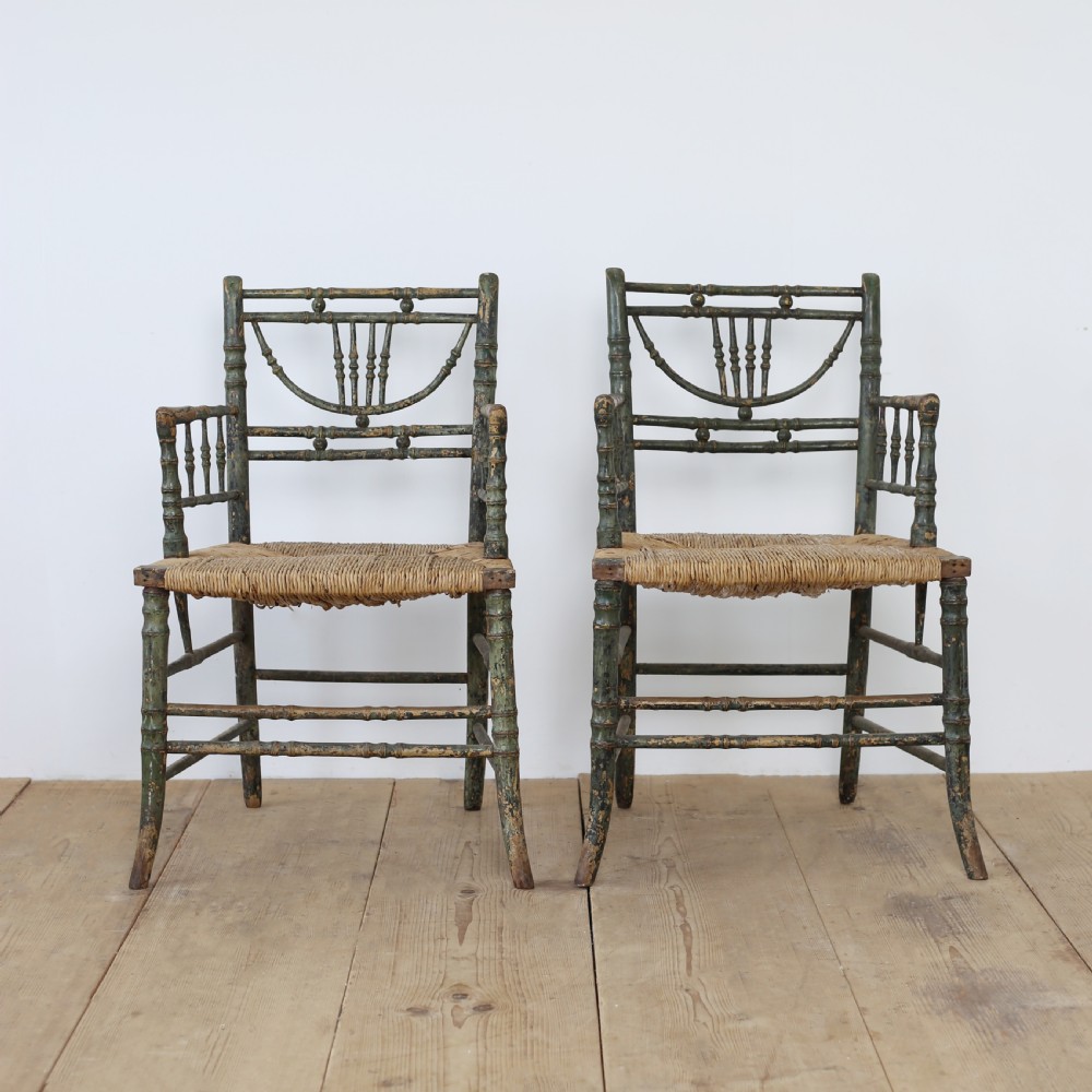 Pair of Sussex Style Chairs View VI
