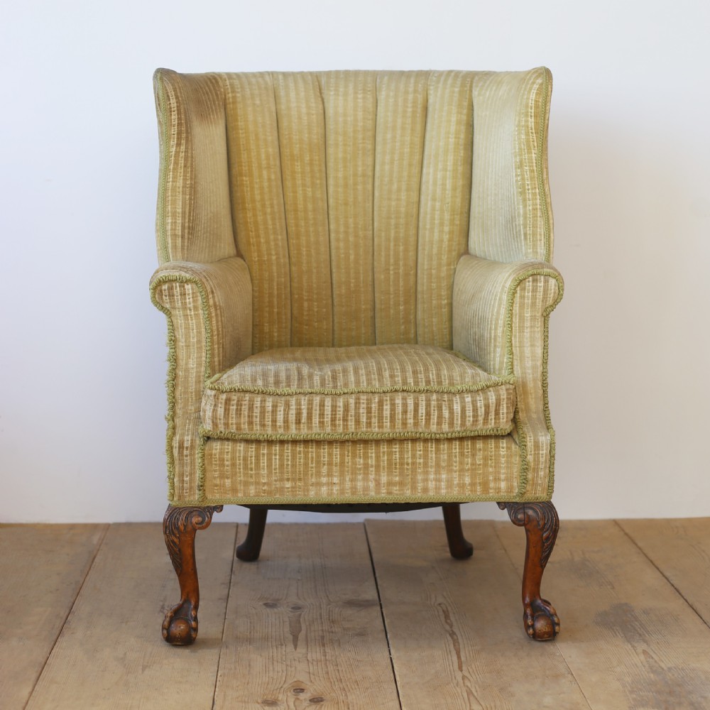 Pair of 20th Century Barrel Back Armchairs View II