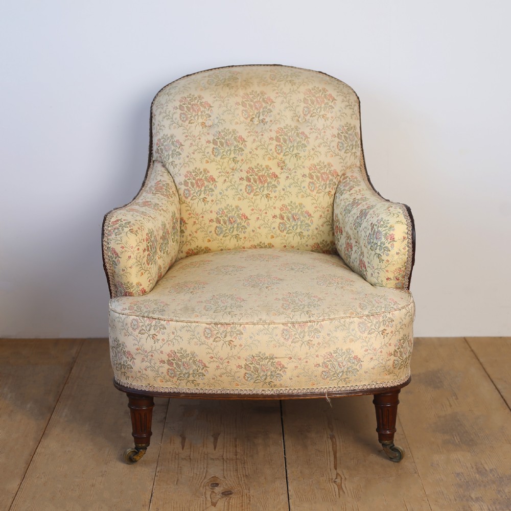 19th Century Howard Style Woodstock Armchair