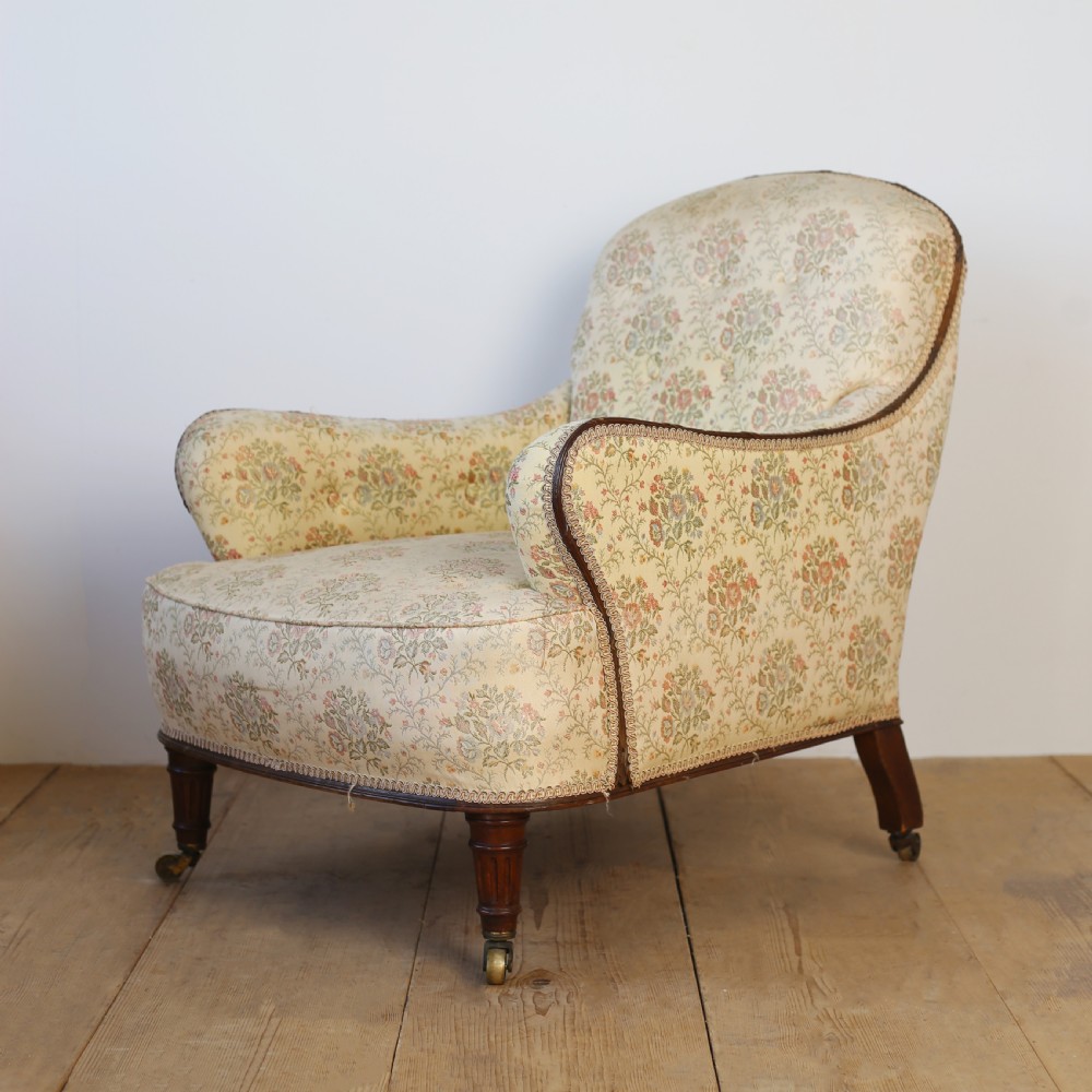 19th Century Howard Style Woodstock Armchair View III