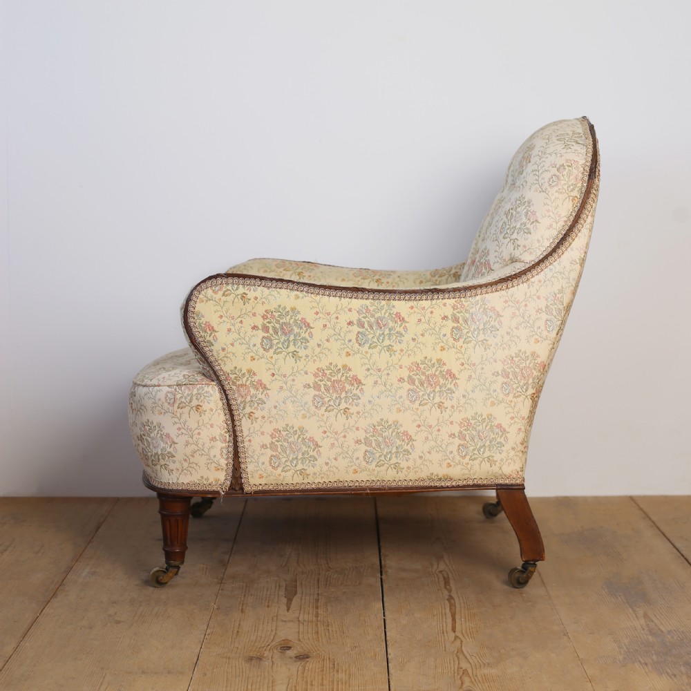 19th Century Howard Style Woodstock Armchair View IV