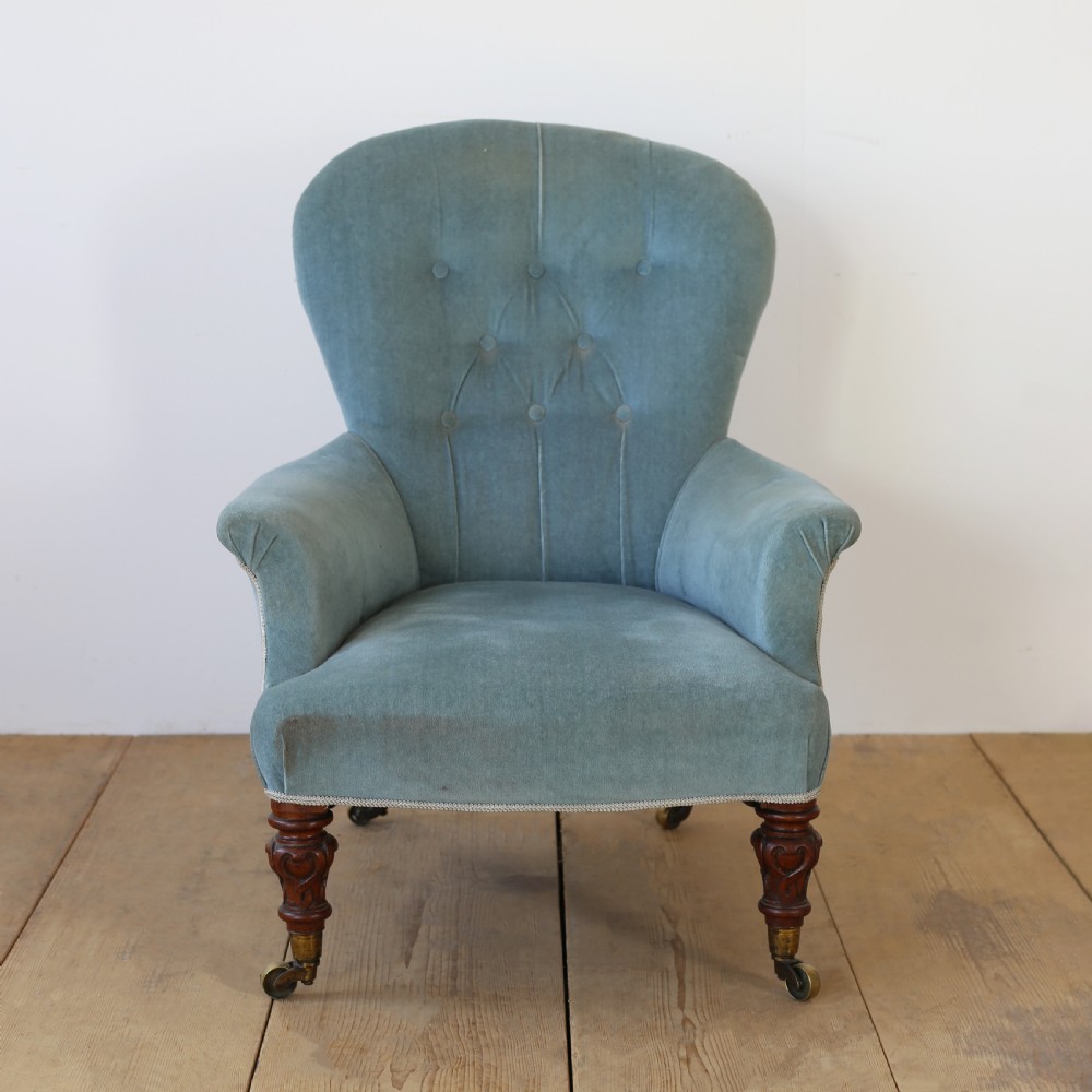 19th Century Button Back Armchair