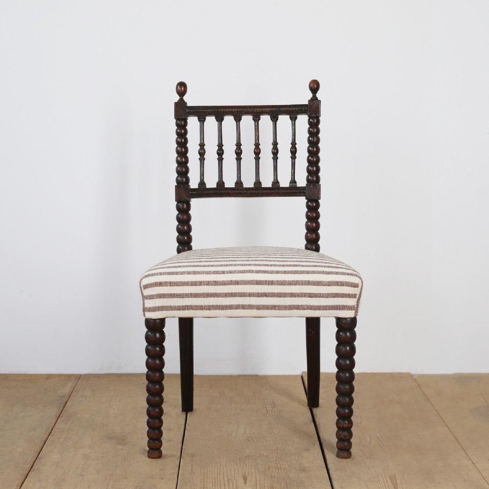 Pair of 19th Century Bobbin Chairs View II