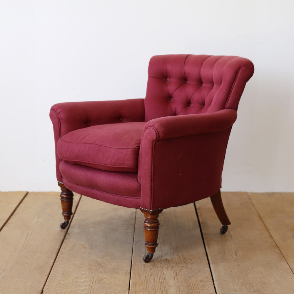 19th Century Woodstock Style Armchair View III