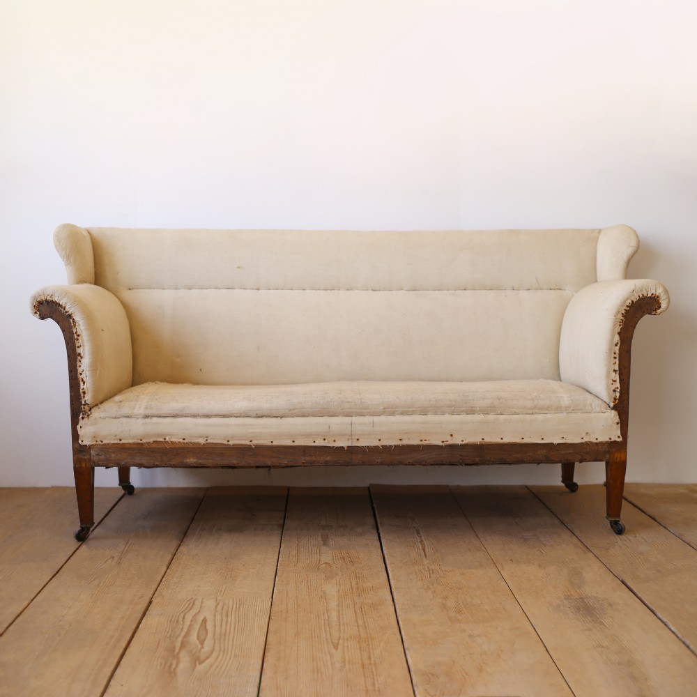 19th Century Wing Back Sofa View II