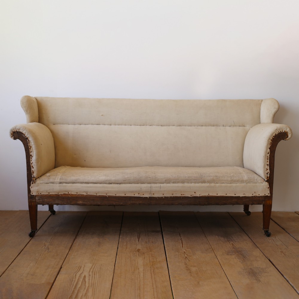 19th Century Wing Back Sofa View III