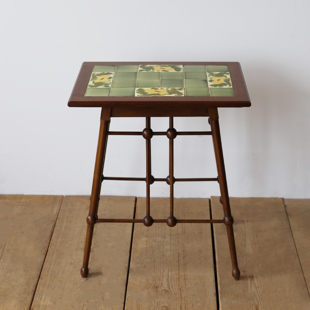 19th Century Tile Top Table