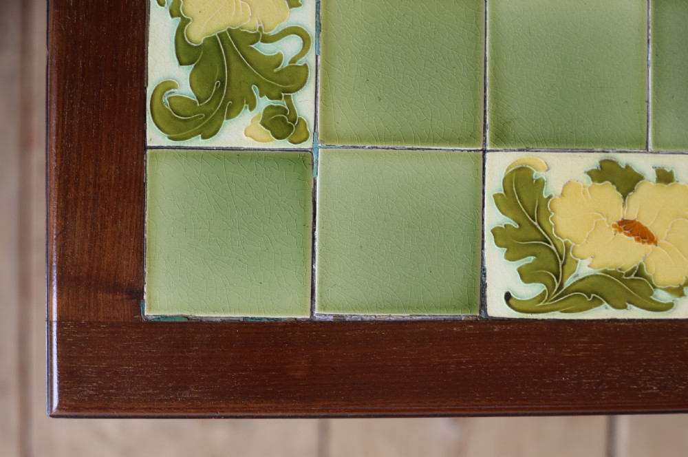 19th Century Tile Top Table View II