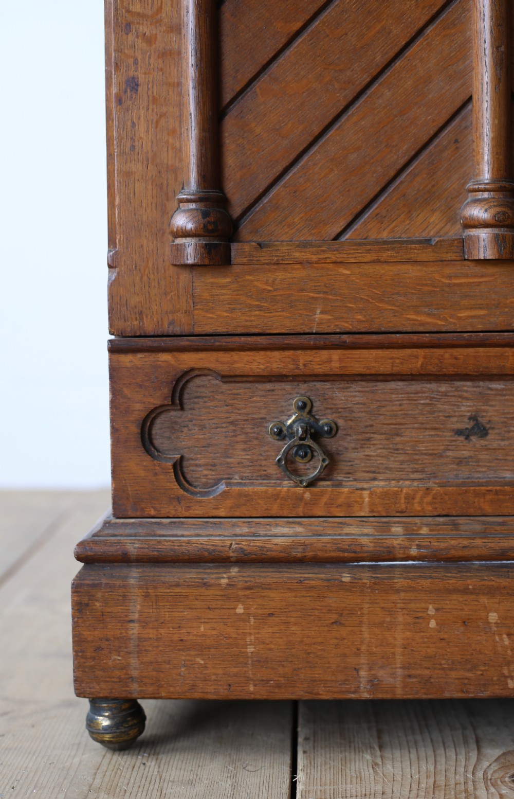19th Century Gothic Cabinet  View III