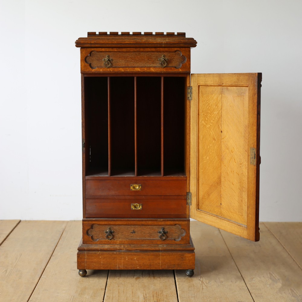 19th Century Gothic Cabinet  View IV