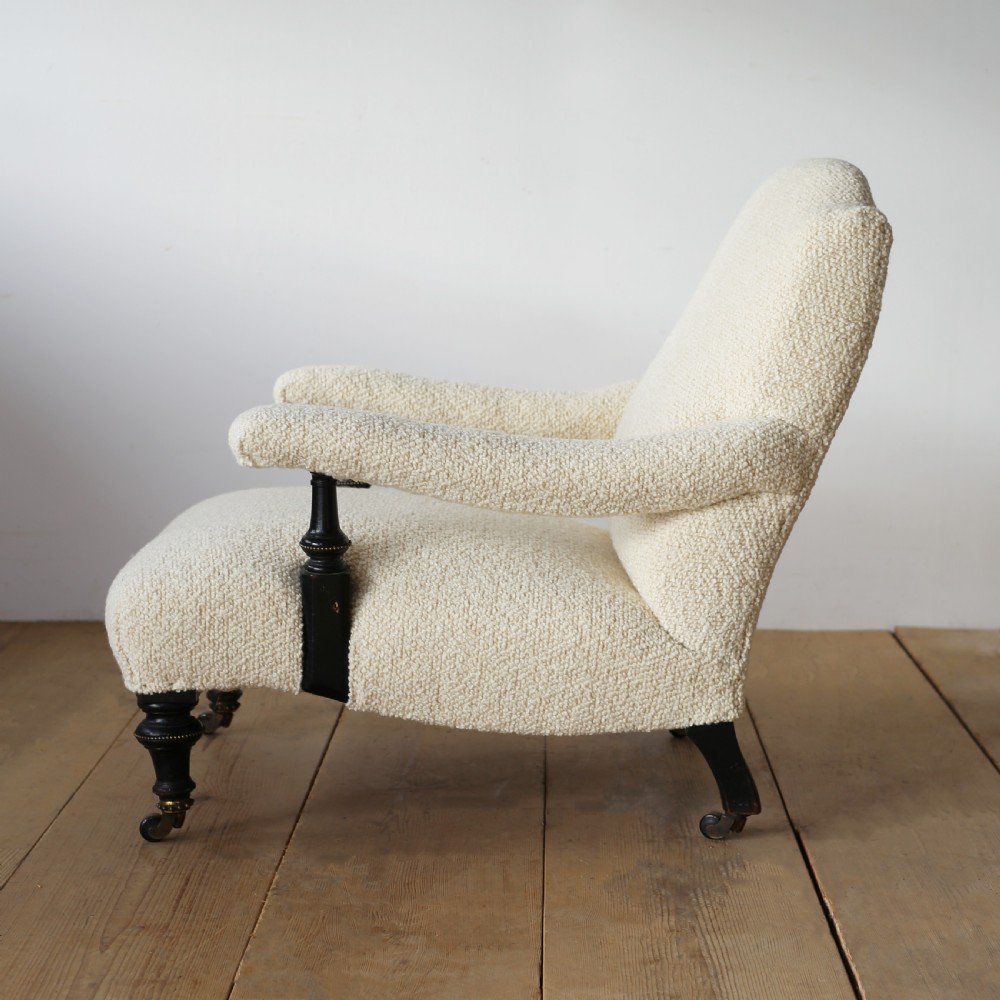19th Century Open Armchair View IV