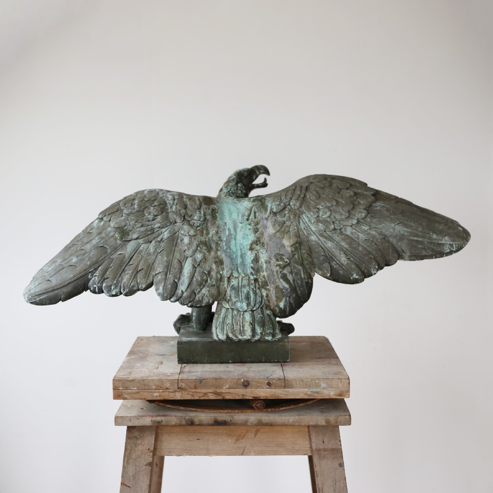 19th Century Bronze Eagle View III