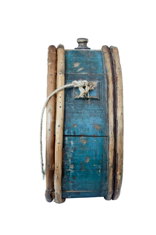 MID 19TH CENTURY PAINTED SWEDISH WATER CARRIER - ADDITIONAL PHOTO 2