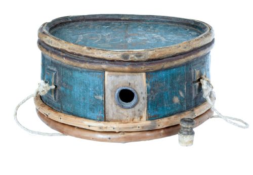 MID 19TH CENTURY PAINTED SWEDISH WATER CARRIER - ADDITIONAL PHOTO 6