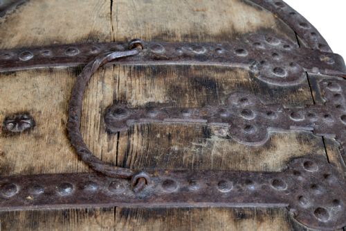 MID 18TH CENTURY SWEDISH PINE BAROQUE METAL BOUND BOX - ADDITIONAL PHOTO 6