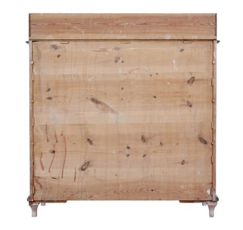 SWEDISH 19TH CENTURY PAINTED PINE CUPBOARD - ADDITIONAL PHOTO 4