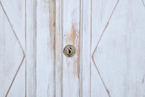 SWEDISH 19TH CENTURY PAINTED PINE CUPBOARD - ADDITIONAL PHOTO 6