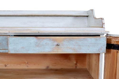 SWEDISH 19TH CENTURY PAINTED PINE CUPBOARD - ADDITIONAL PHOTO 7