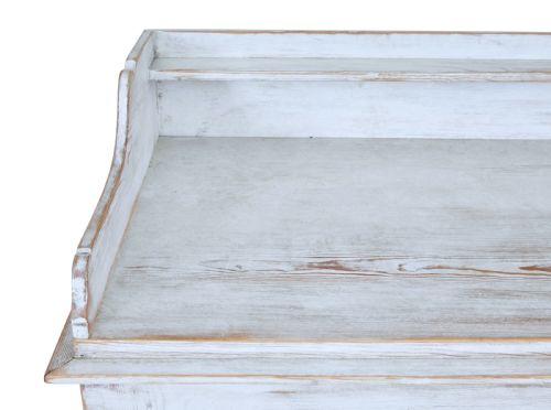 SWEDISH 19TH CENTURY PAINTED PINE CUPBOARD - ADDITIONAL PHOTO 8