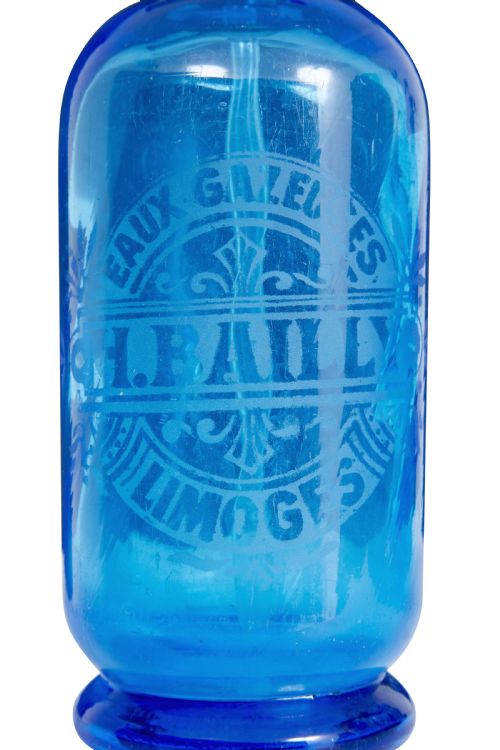 FINE COLLECTION OF 4 FRENCH ETCHED GLASS SODA SYPHONS - ADDITIONAL PHOTO 2