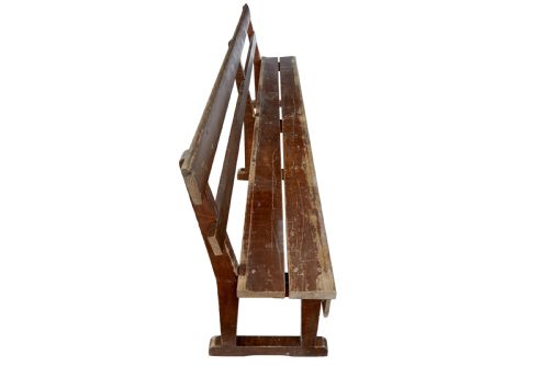 PAIR OF SCANDINAVIAN PAINTED PINE BENCHES - ADDITIONAL PHOTO 5