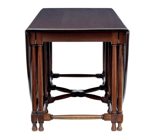 LARGE EARLY 20TH CENTURY MAHOGANY GATELEG TABLE - ADDITIONAL PHOTO 3