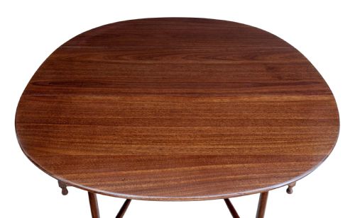 LARGE EARLY 20TH CENTURY MAHOGANY GATELEG TABLE - ADDITIONAL PHOTO 6