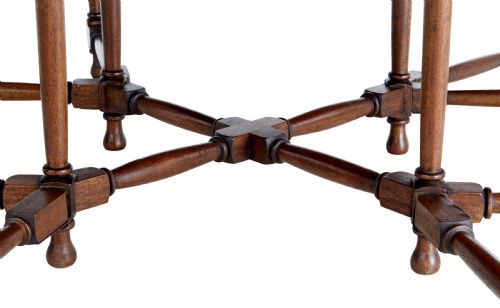 LARGE EARLY 20TH CENTURY MAHOGANY GATELEG TABLE - ADDITIONAL PHOTO 7