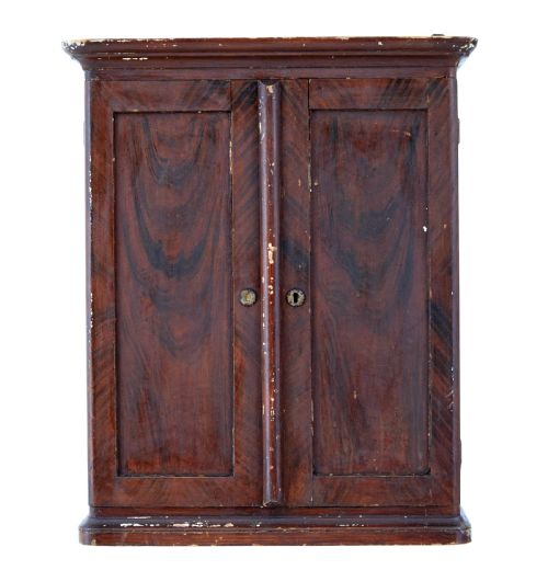 19TH CENTURY SCANDINAVIAN PAINTED WALL CABINET - ADDITIONAL PHOTO 1