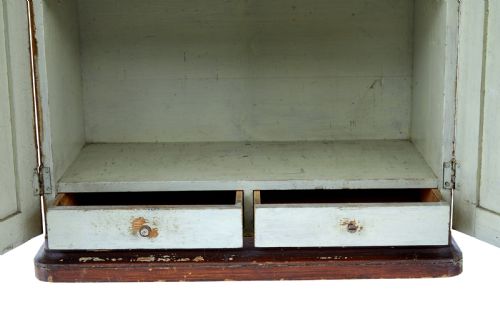19TH CENTURY SCANDINAVIAN PAINTED WALL CABINET - ADDITIONAL PHOTO 3